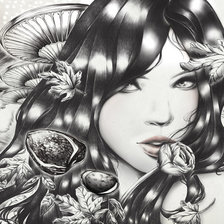 Схема вышивки «лицо»