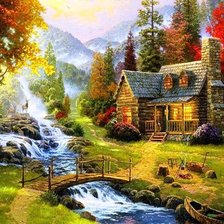 Схема вышивки «Райский уголок»