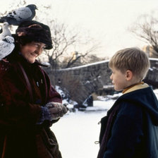 Схема вышивки «один дома.»