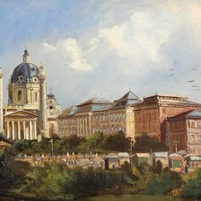 Схема вышивки «городской пейзаж»