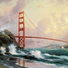 Схема вышивки «мост»