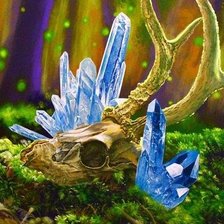 Схема вышивки «Череп»