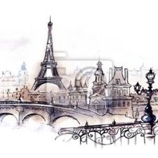 Схема вышивки «париж5»