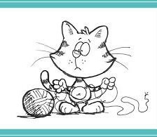 Схема вышивки «котик3»