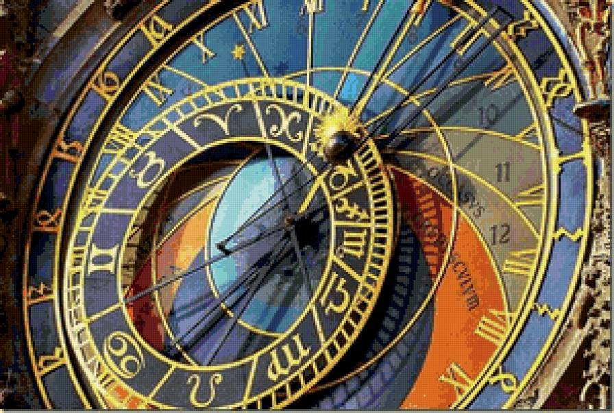 часы в Праге - башня, прага, польша, часы - предпросмотр