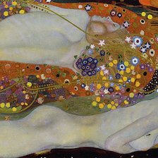 Схема вышивки «климт - водяные змеи»