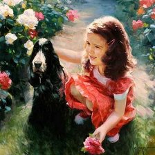 Схема вышивки «с другом»