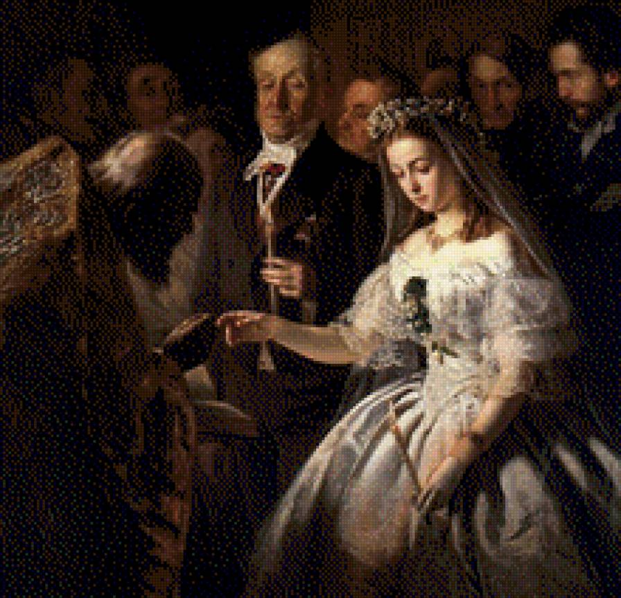 картины известных художников - неравный брак - предпросмотр