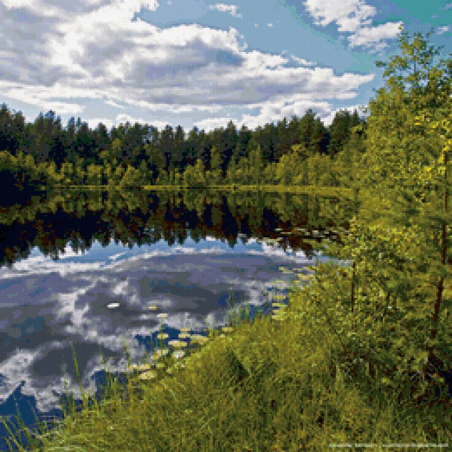 Озеро Селигер - природа, озеро, пейзаж - предпросмотр