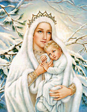 Схема вышивки «Nra Sra. de las Nieves»
