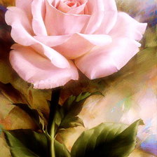 Схема вышивки «роза»