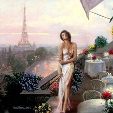 Схема вышивки «девушка»