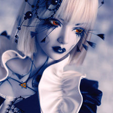 Схема вышивки «кукла фентези»