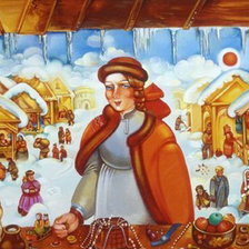 Схема вышивки «на ярмарке»