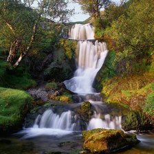 Схема вышивки «Водопад»