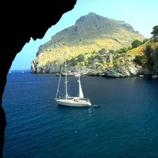 Схема вышивки «Море»