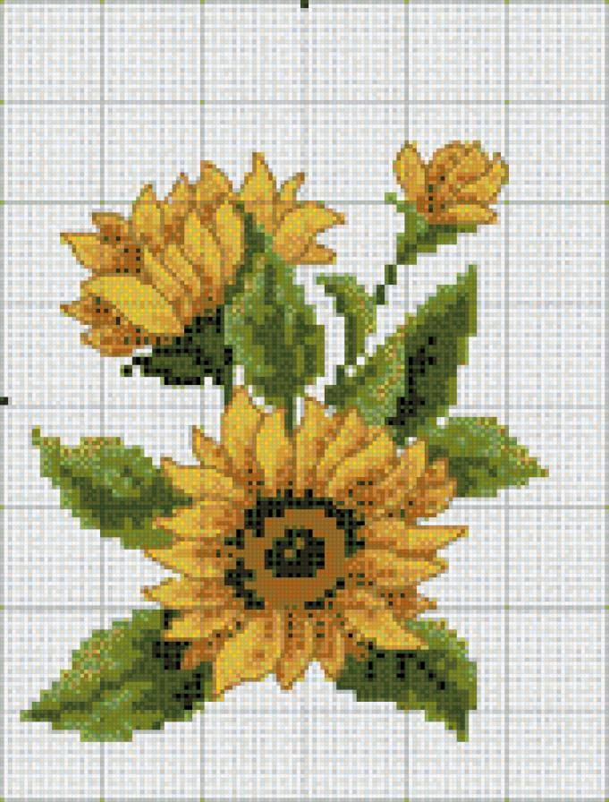 Три подсолнуха - предпросмотр