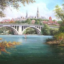 Схема вышивки «города»