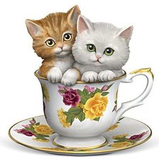 Схема вышивки «чашка»