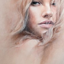 Схема вышивки «девушка»