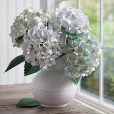 Схема вышивки «гортензии»