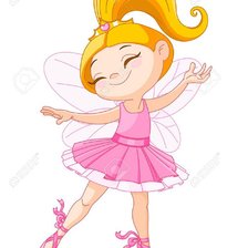 Схема вышивки «фея-балерина»