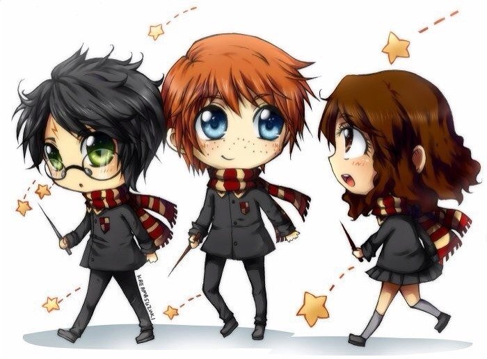 Harry Potter: Harry, Ron,Hermiona - #book #movie - оригинал