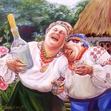 Схема вышивки «Кумушки»