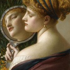 Схема вышивки «дама»