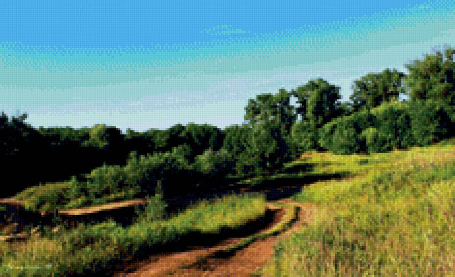 Лесная тропинка - природа, лес, пейзаж, тропаинка - предпросмотр