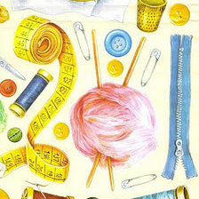 Схема вышивки «набор для рукоделия»