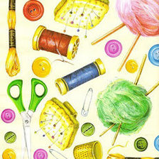 Схема вышивки «набор для рукоделия»