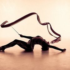 Схема вышивки «гимнастка»