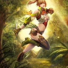 Схема вышивки «эльфийка»