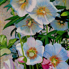 Схема вышивки «Мальва»