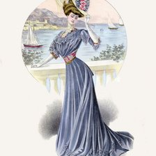 Схема вышивки «винтажная открытка»