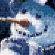 Предпросмотр схемы вышивки «снеговики» (№910234)