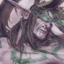 Схема вышивки «Иллидан»