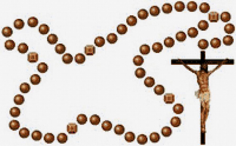 Santo Rosario madera - religioso - предпросмотр