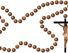 Santo Rosario madera