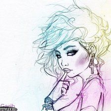 Схема вышивки «абстракция»