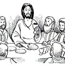 Ultima cena monocromo