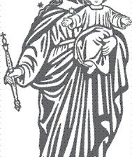 Схема вышивки «Virgen del Carmen en talla»