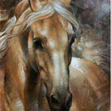 Схема вышивки «конь»