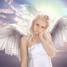 Схема вышивки «АНГЕЛ»