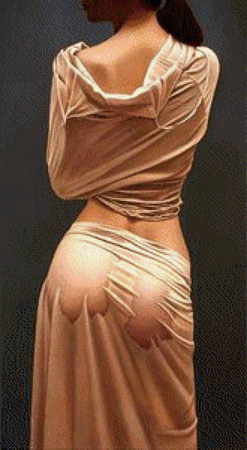 вид сзади - девушки, женщины, люди - предпросмотр