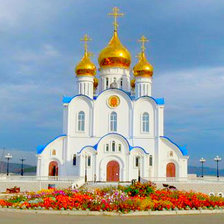 Схема вышивки «Храм»