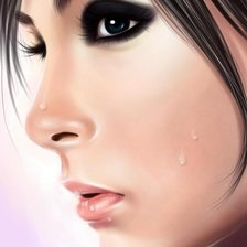 Схема вышивки «слезы на прекрасном лице»