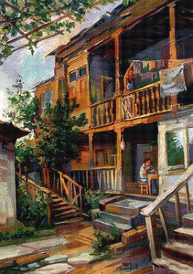 Старый дворик - предпросмотр