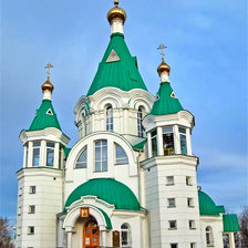 Схема вышивки «Храм Всех Святых»